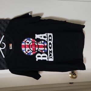 Baby Milo A Bathing Ape Black Monkey Logo T Shirt BAPE